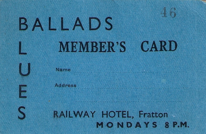 ballads & Blues club card